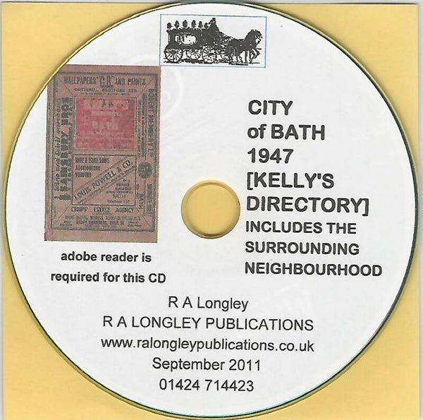Bath 1947 Directory [Kelly's]