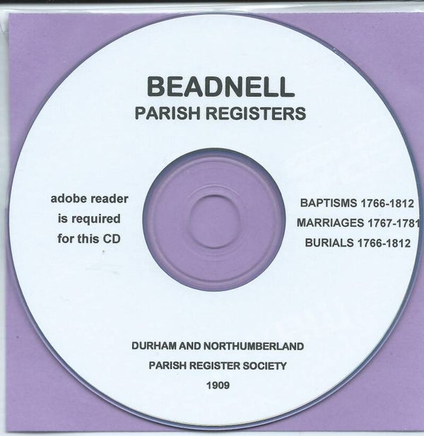 Beadnell Parish Records 1766 to 1812