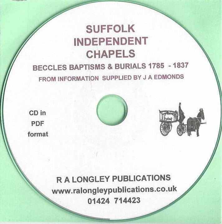 Beccles Suffolk Independent Chapels [Burials & Baptisms]
