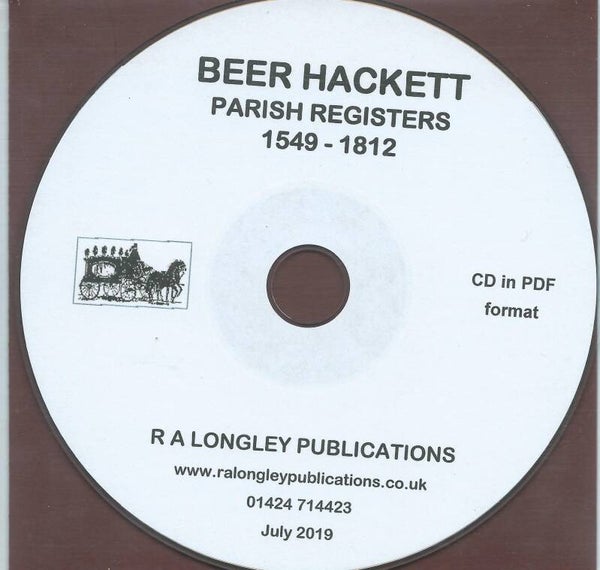 Beer Hackett Parish Registers 1549 to 1812