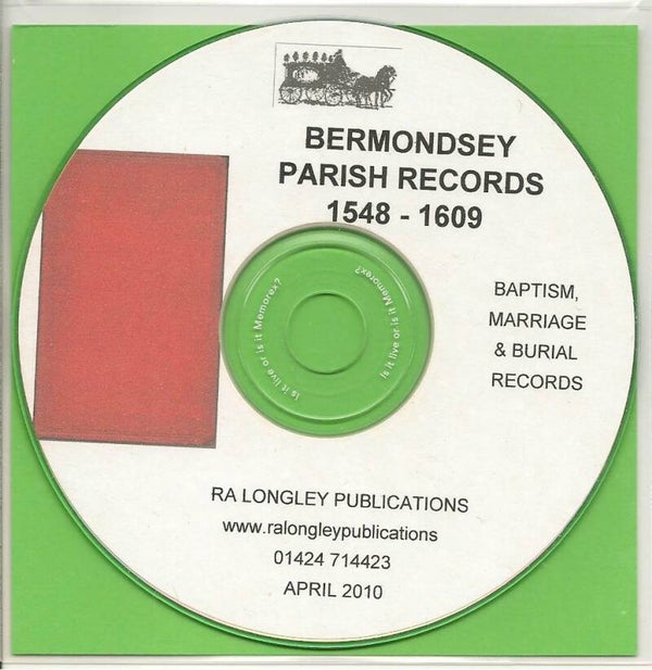 Bermondsey Parish Records 1548 - 1609