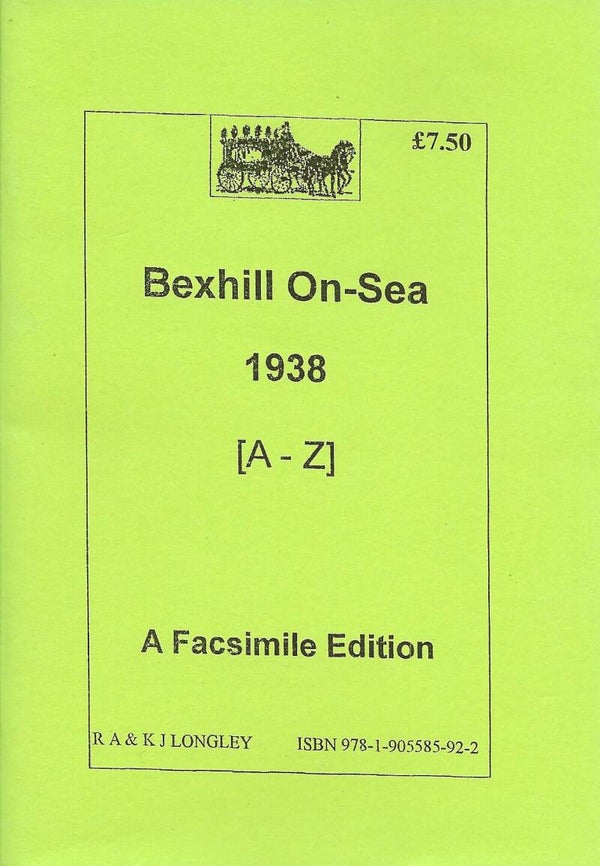 Bexhill General Directory 1938 A - Z