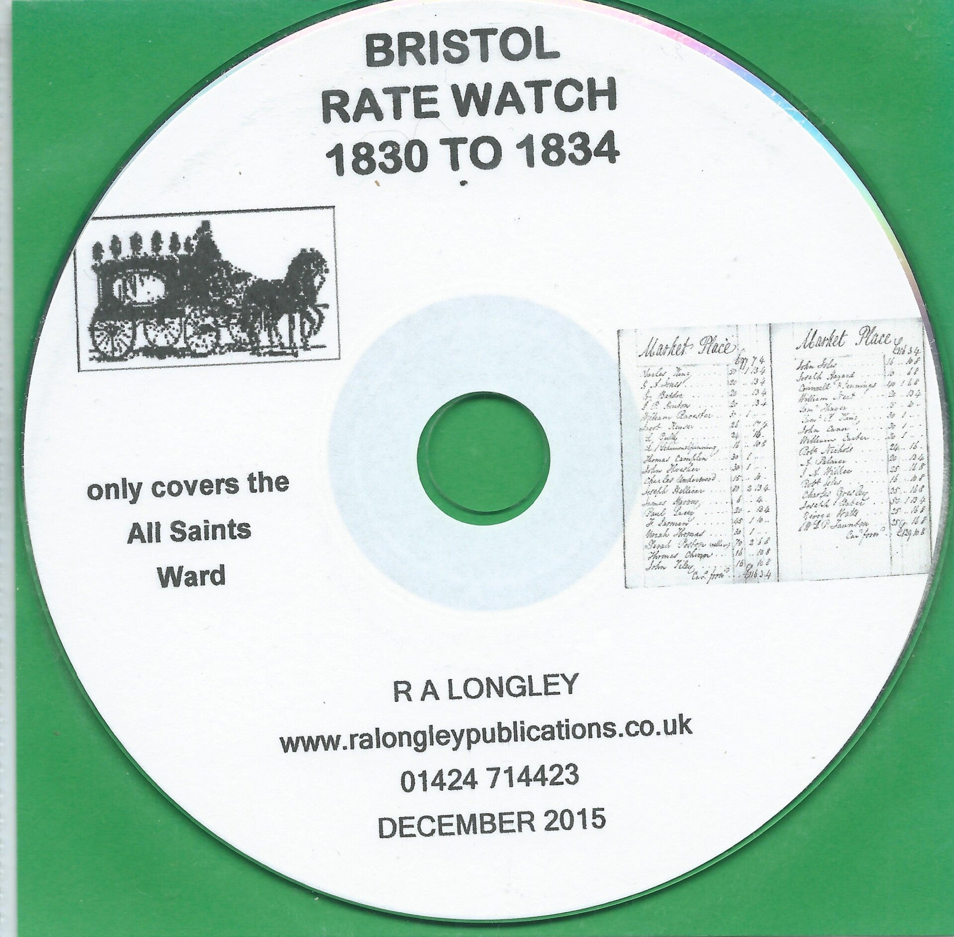 Bristol Rate Watch 1830 to 1834