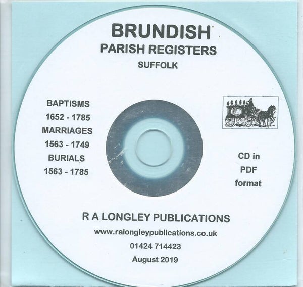 Brundish Parish Records 1562 – 1785