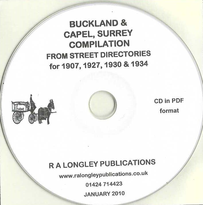 Buckland & Capel Compilation 1907 to 1934