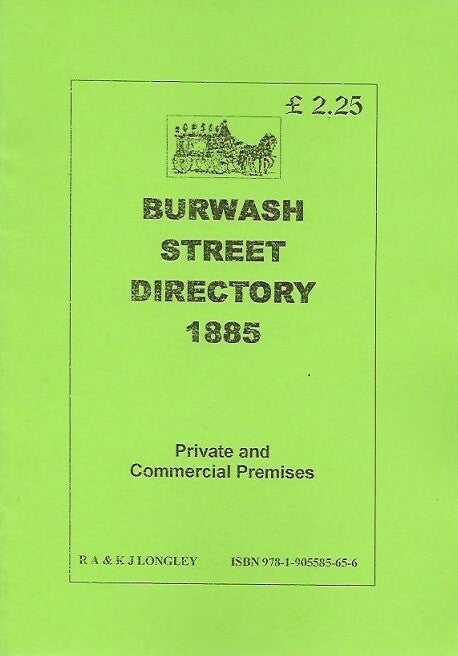 Burwash Street Directory 1885 [Pike's]