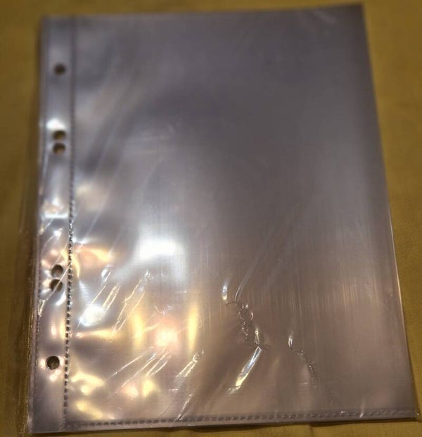 A5 1 pocket portrait sleeves.