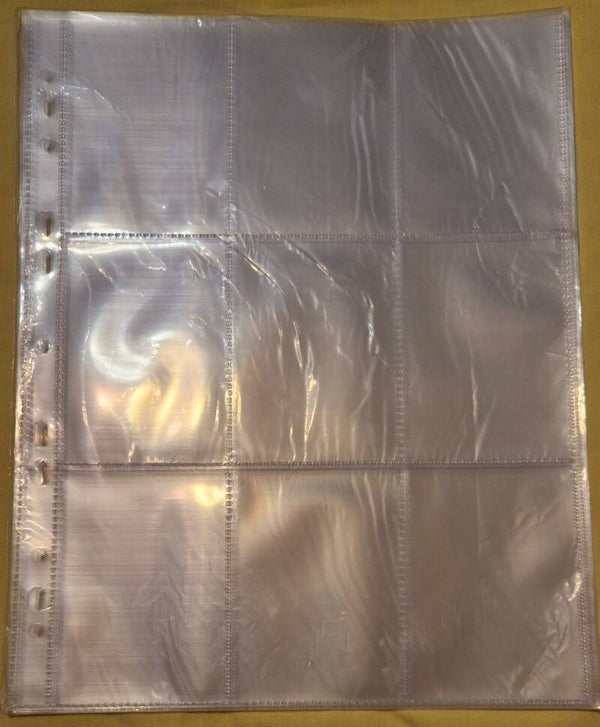 A4 C9 9 pocket Trade card Sleeve