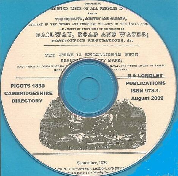 Cambridgeshire 1839 Directory [Pike's]