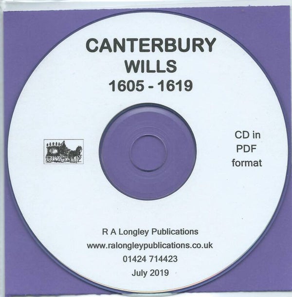 Canterbury Wills 1605 – 1619