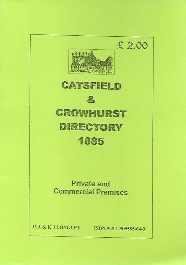 Catsfield & Crowhurst Directory 1885 [Pike's]