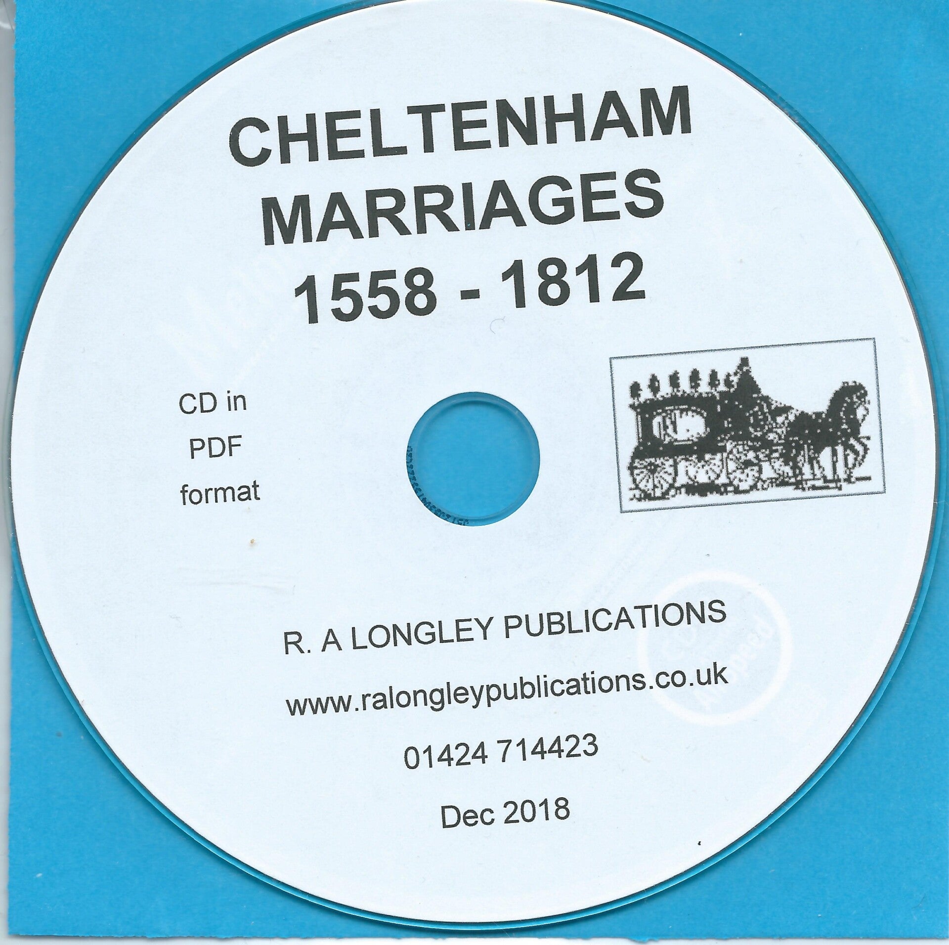Cheltenham Marriage Records 1558 - 1812