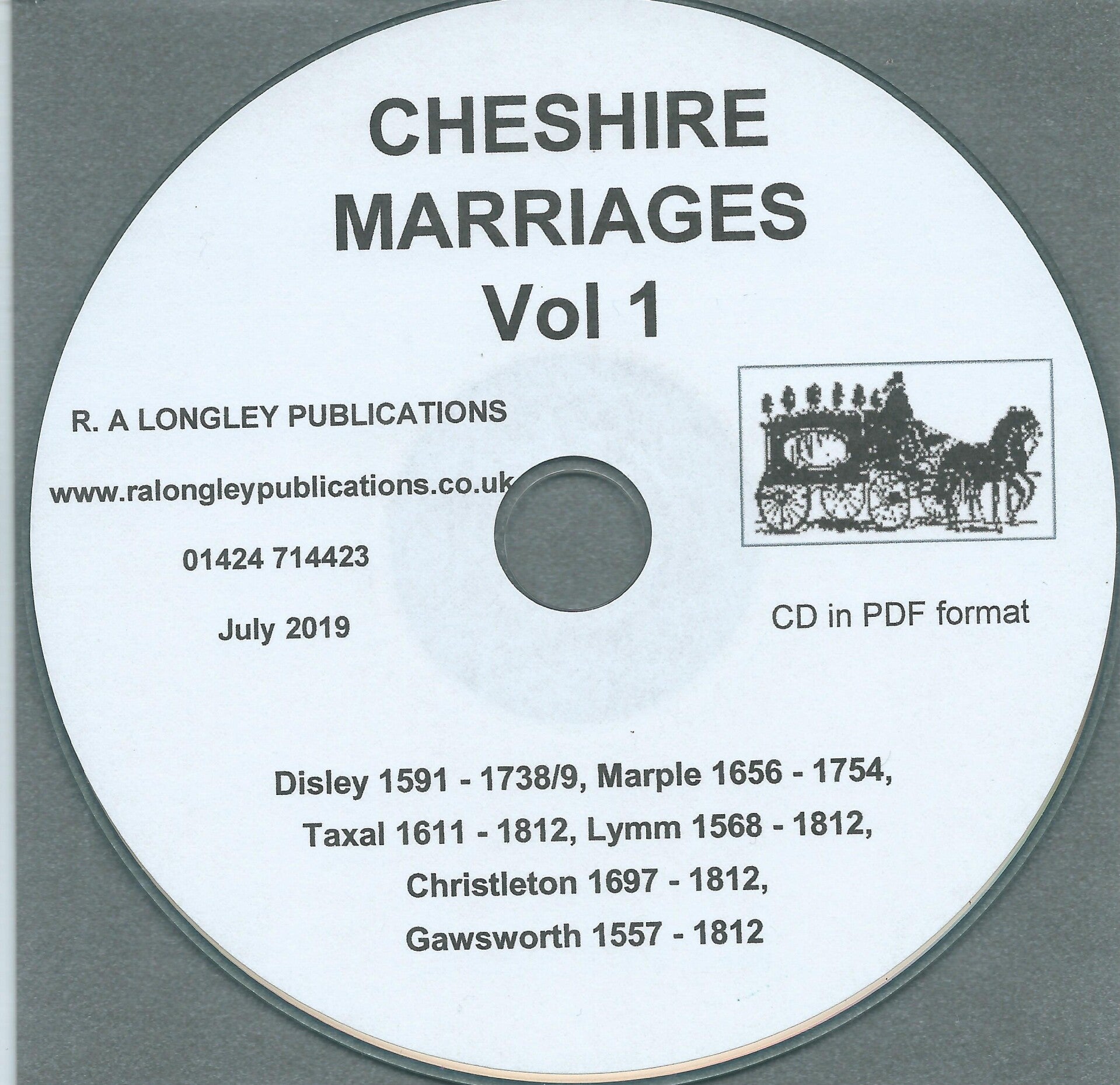 Cheshire Marriages Vol.1