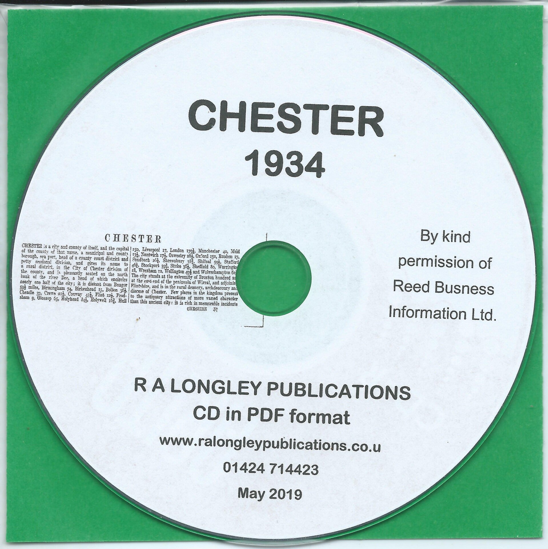 Chester 1934 Directory [kelly's]