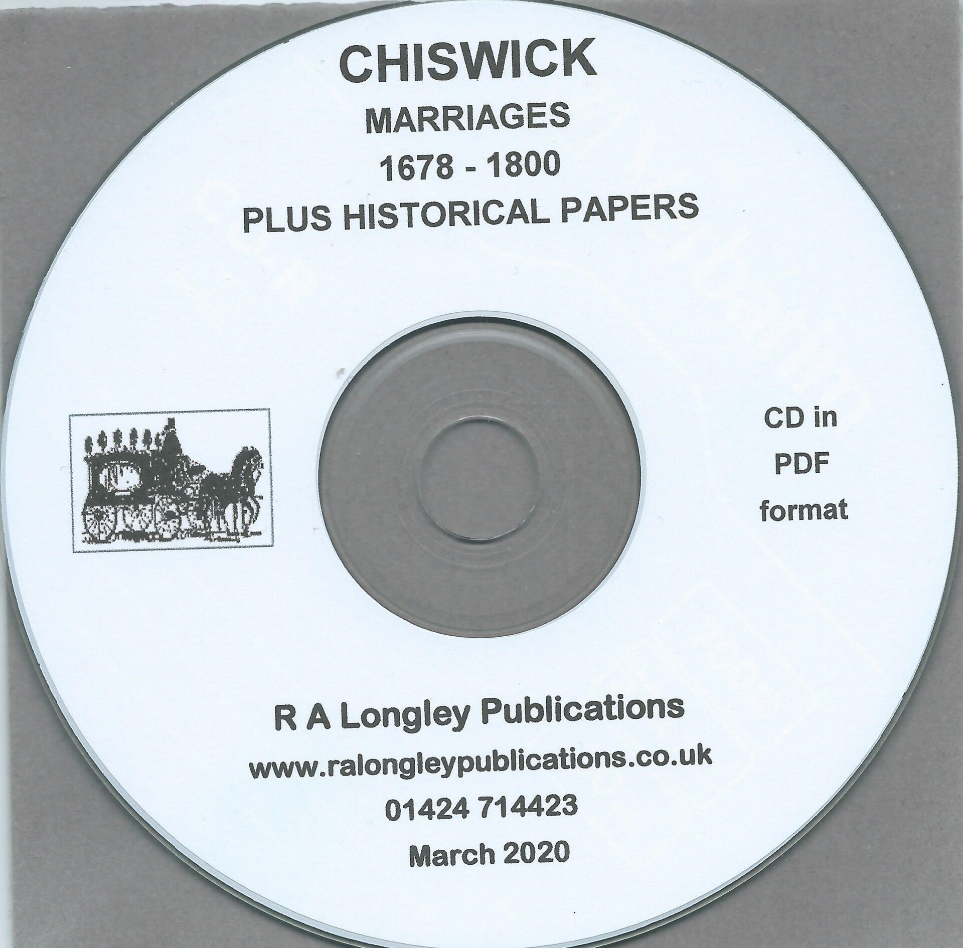 Chiswick Marriage Records 1678 - 1800