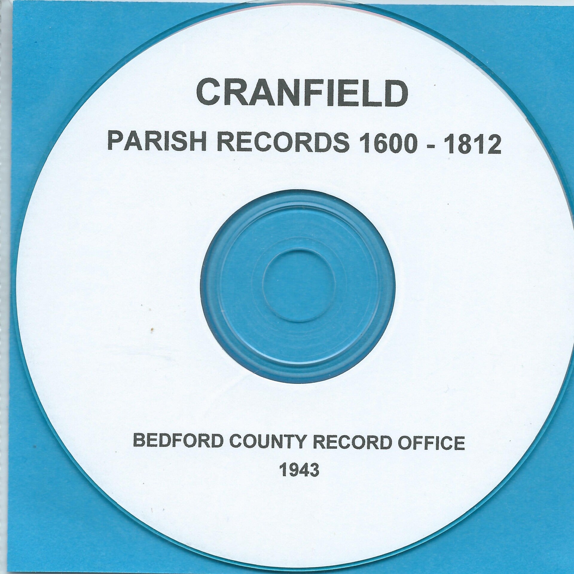 Cranfield Parish Records 1600 -1812