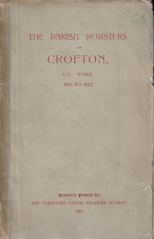 Crofton Parish Records 1615 - 1812
