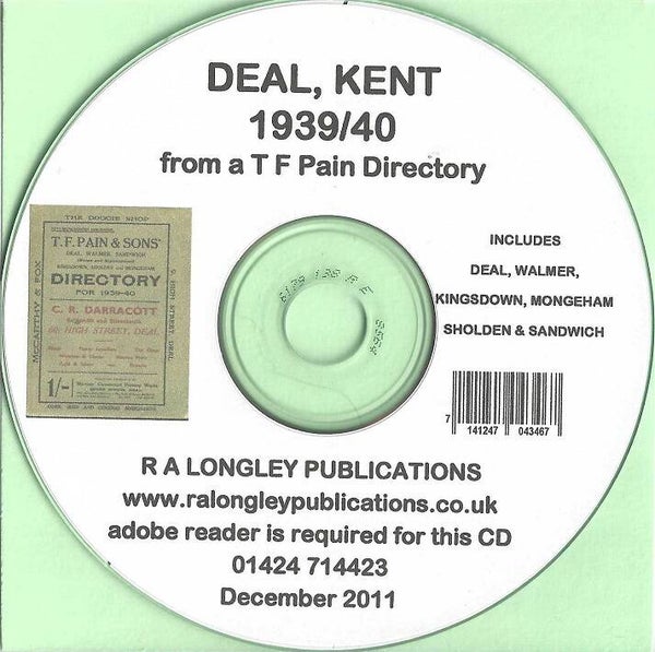 Deal Directory 1939/40 [Pain's]