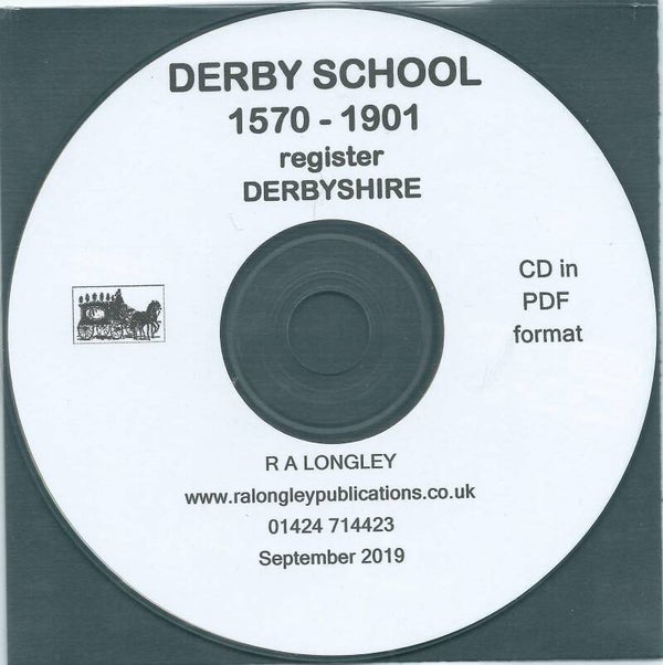 Derby School Register 1570 to 1901.