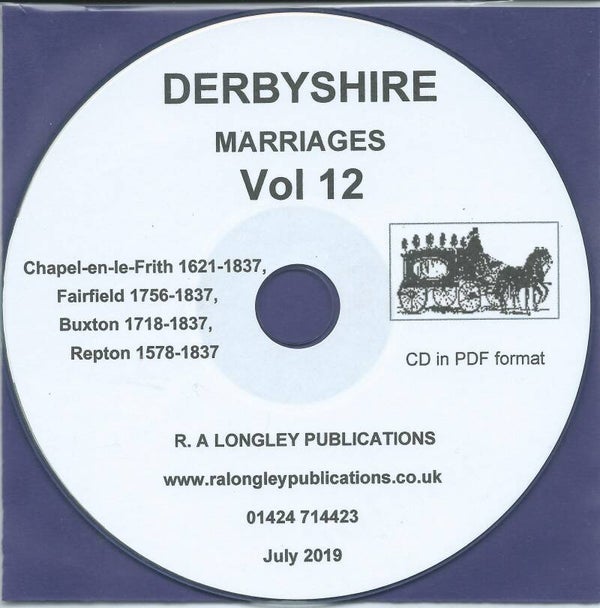 Derbyshire Marriages Vol.12