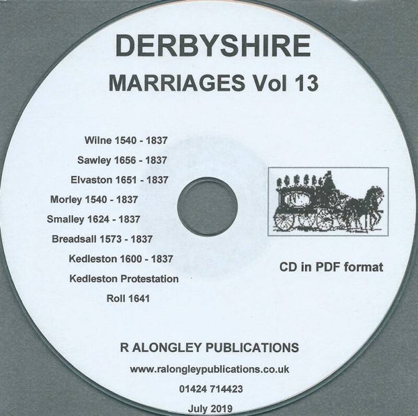 Derbyshire Marriages Vol. 13