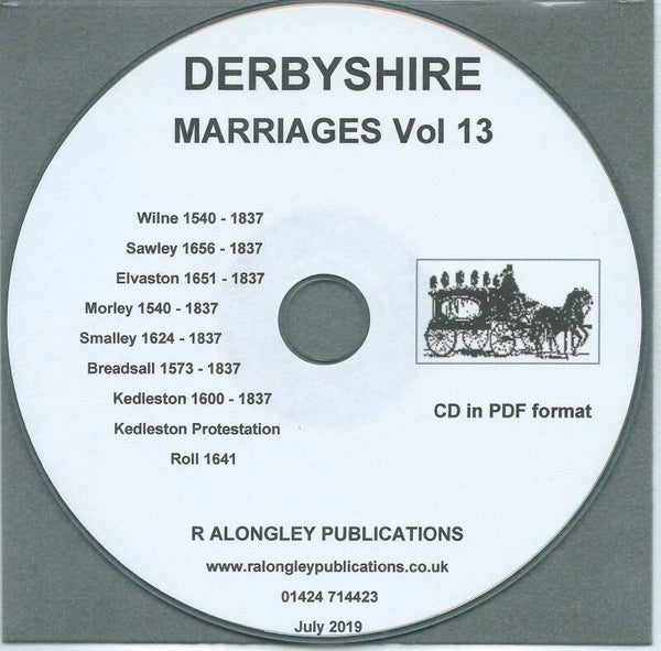 Derbyshire Marriages Vol. 13