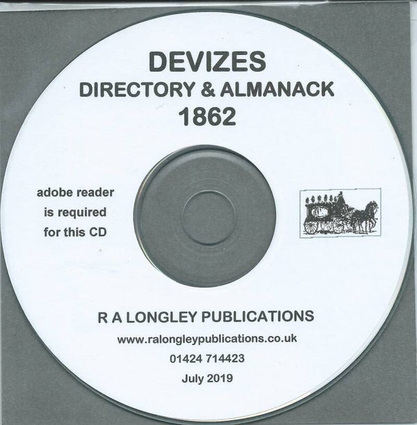 Devizes Almanack & Directory 1862 [Gillman's]