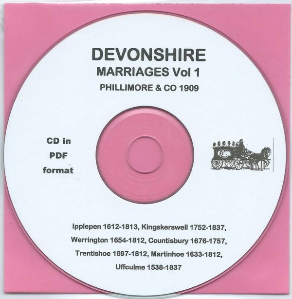 Devon Marriages Vol. 1