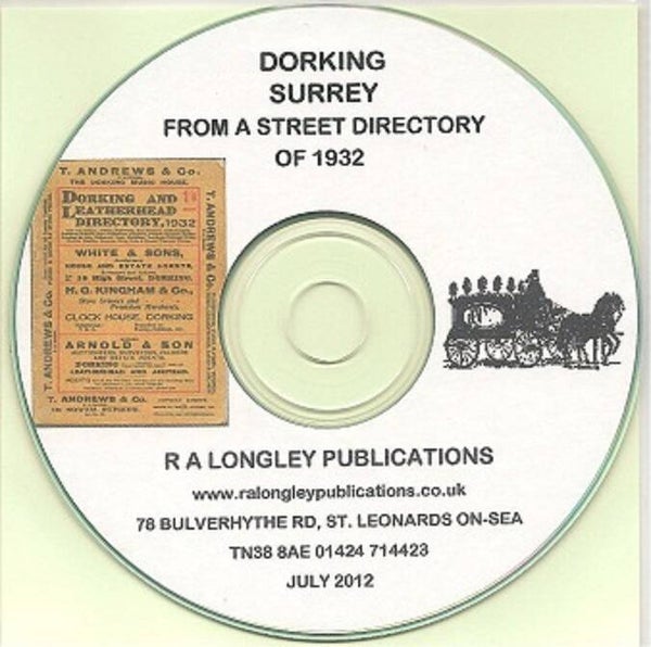 Dorking 1932 Directory [Redhill Press Directory]