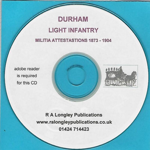 Durham Light Infantry 1873 - 1904 Index