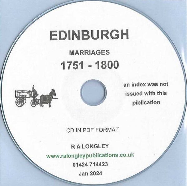 Edinburgh Marriages 1751 - 1800