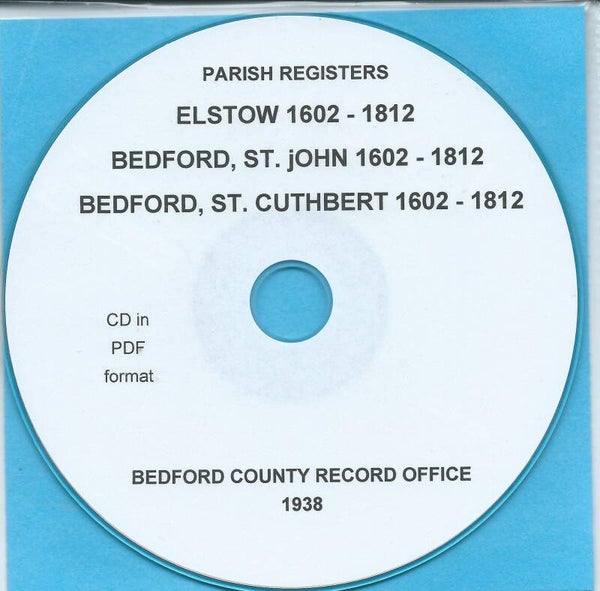 Elstow, Bedford St. John & Bedford St. Cuthbet Parish Records
