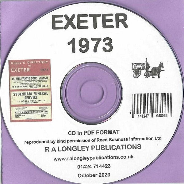 Exeter 1973 Directory (Kelly's)