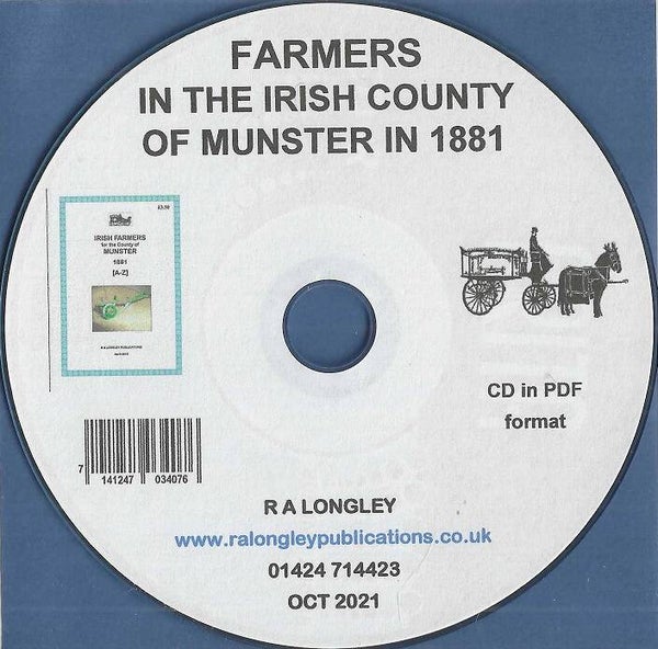 Farmers in the County of Munster [ireland] in 1881 [A - Z]