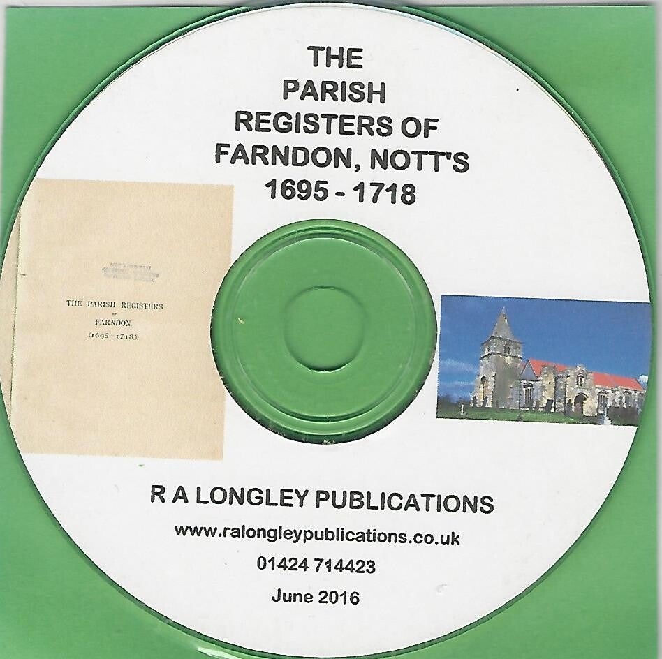 Farndon Parish Records 1695 – 1718