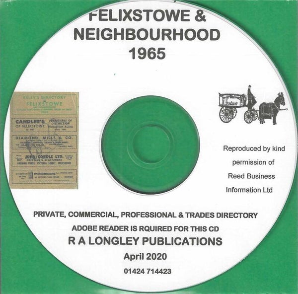 Felixstowe [& Trimley] 1965 Directory [Kelly's]