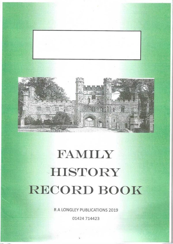 Family History Record Book