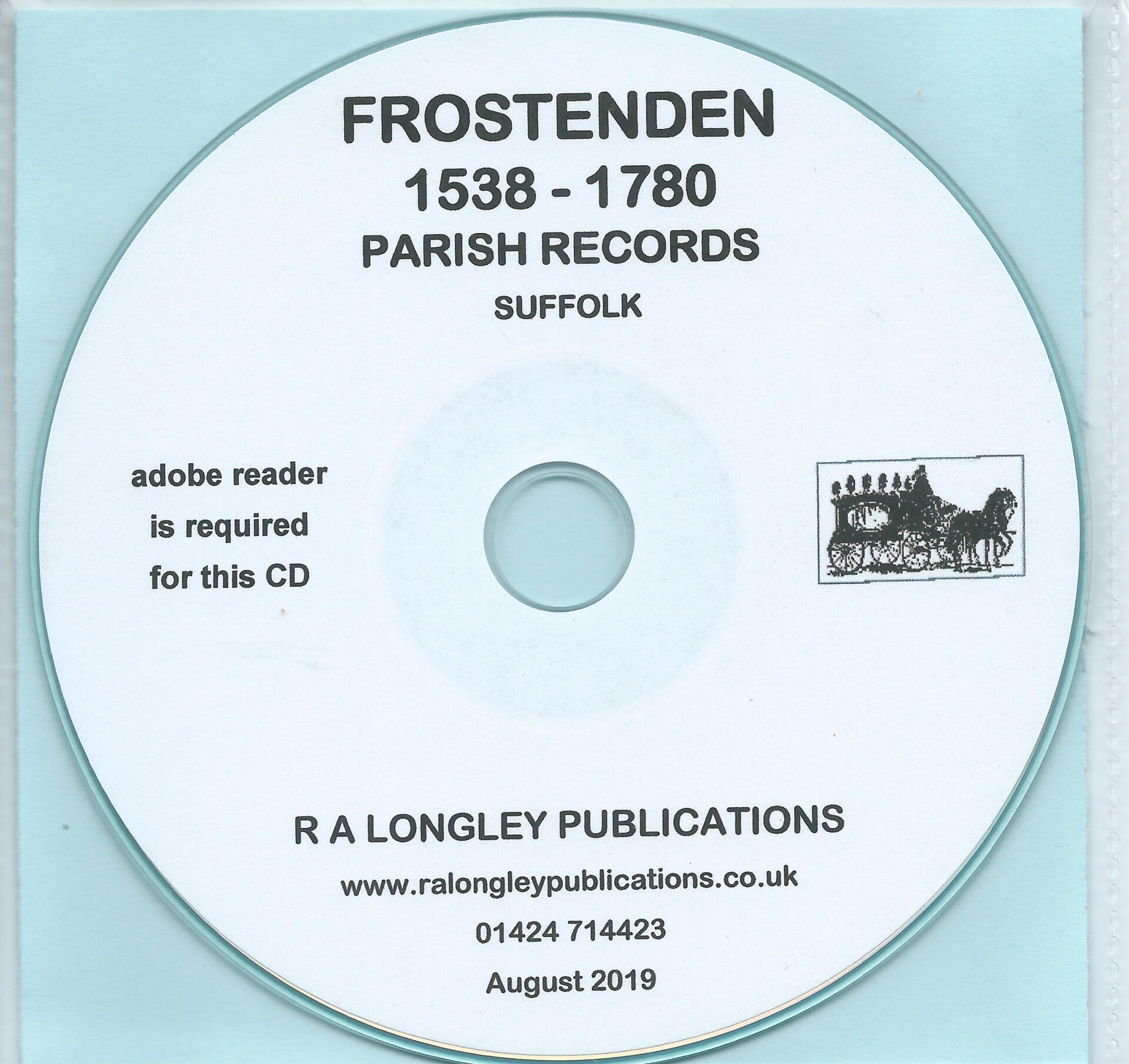 Frostenden Suffolk Parish Records 1538 - 1780