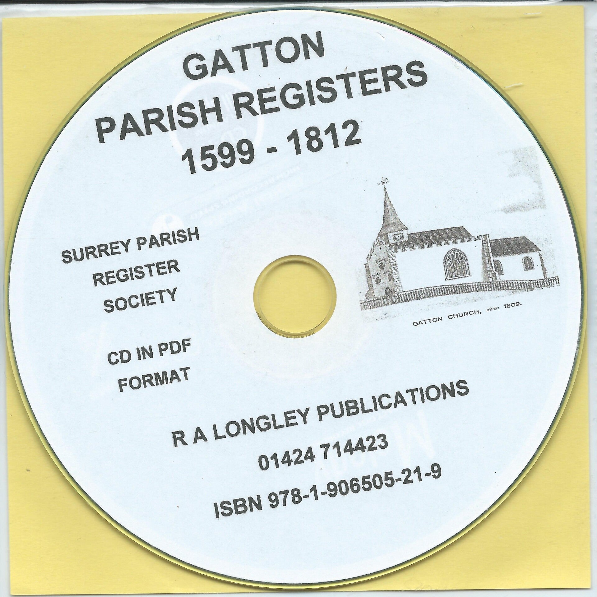 Gatton Parish Records 1582 - 1688