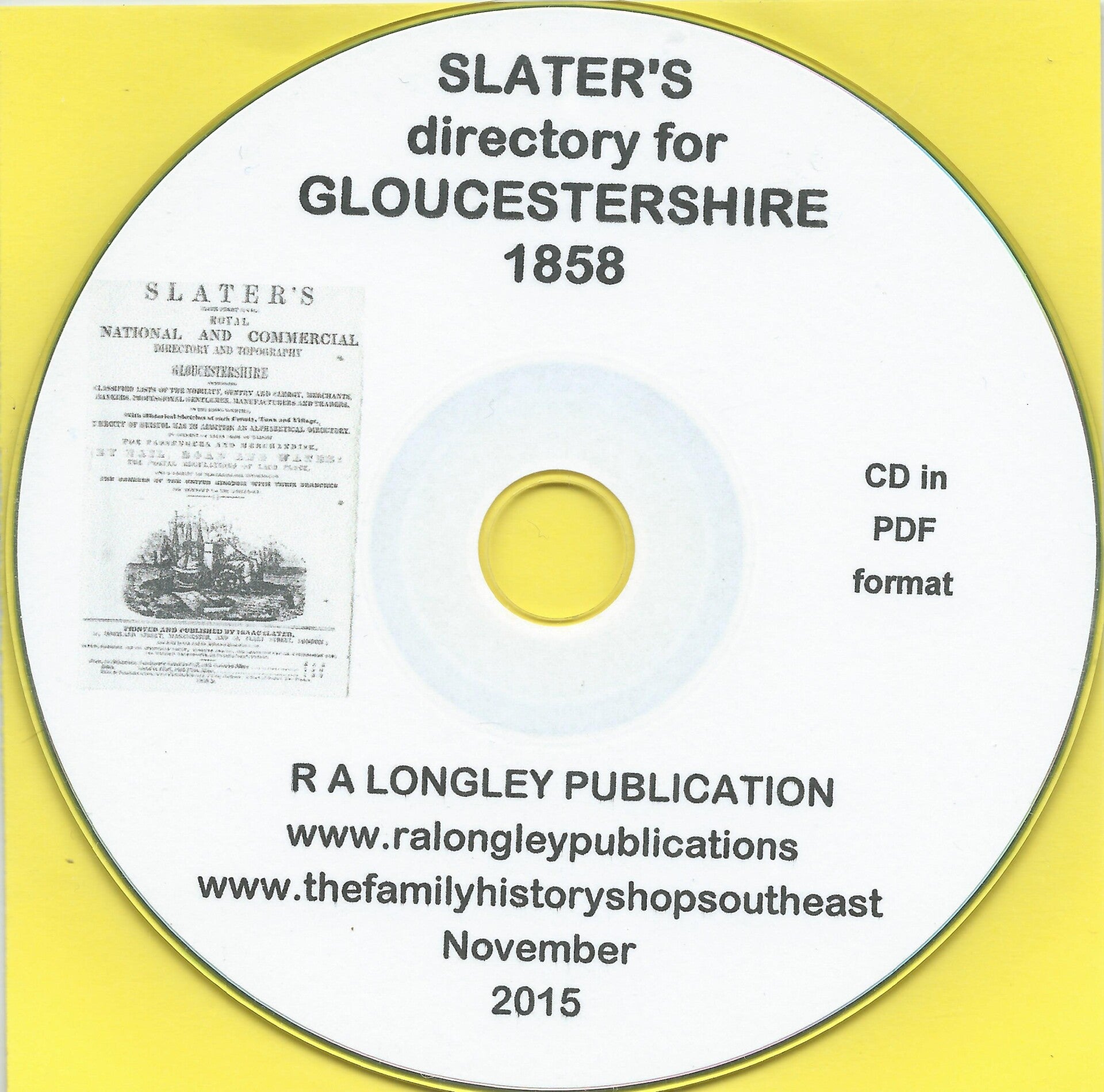 Gloucestershire 1858 County Directory [Slater’s]