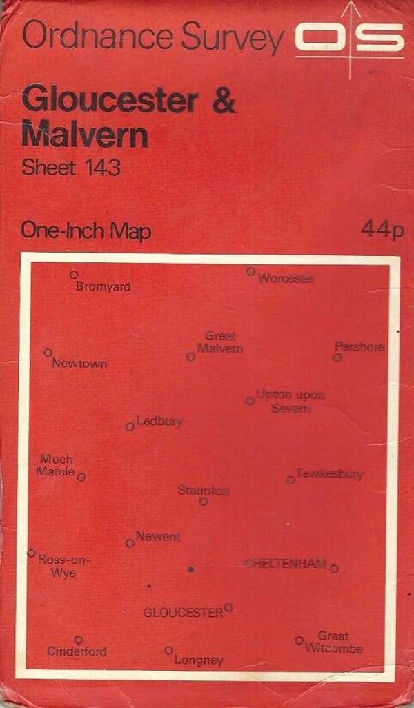 Gloucester & Malvern [O/S Map No. 143]
