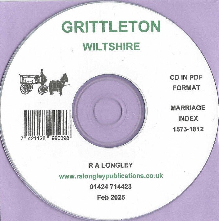 Grittleton  Marriages 1573 to 1812