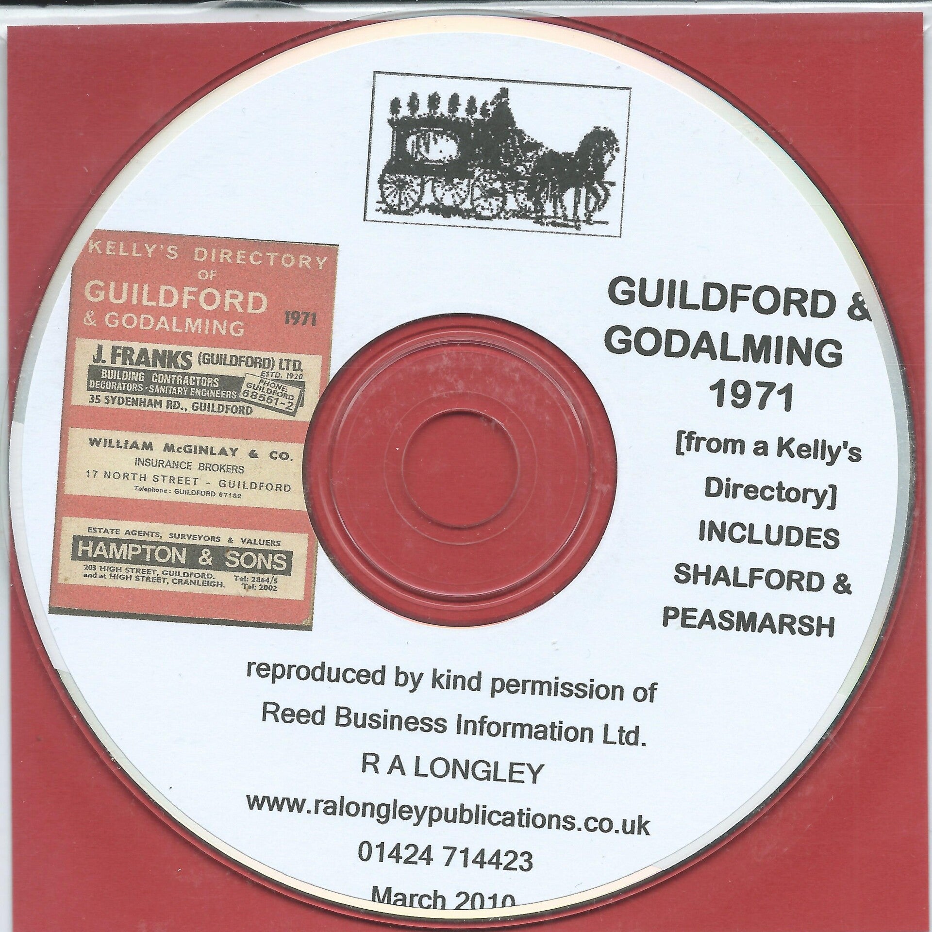 Guildford & Godalming 1971 Directory [Kelly's]