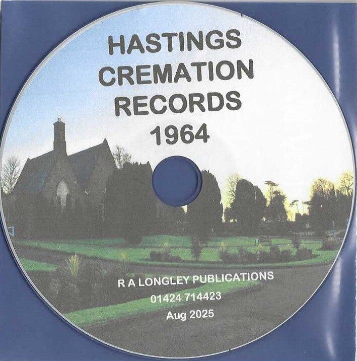 Hastings Crematorium Records for 1964