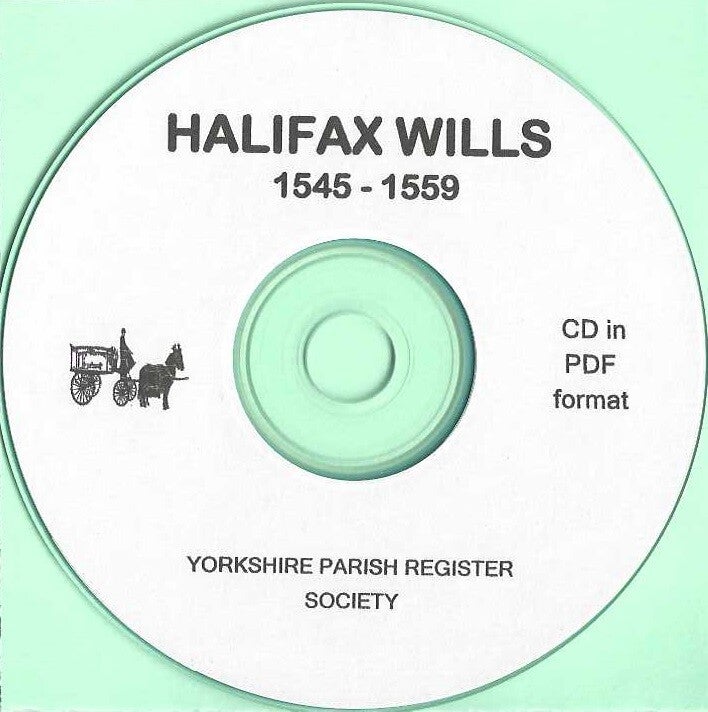 Halifax Wills 1545 - 1559