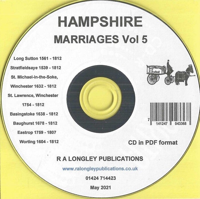 Hampshire Marriage Records Vol. 5