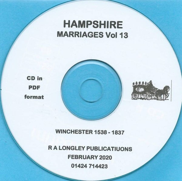Hampshire Marriage Records Vol. 13 Winchester [St. Maurice]
