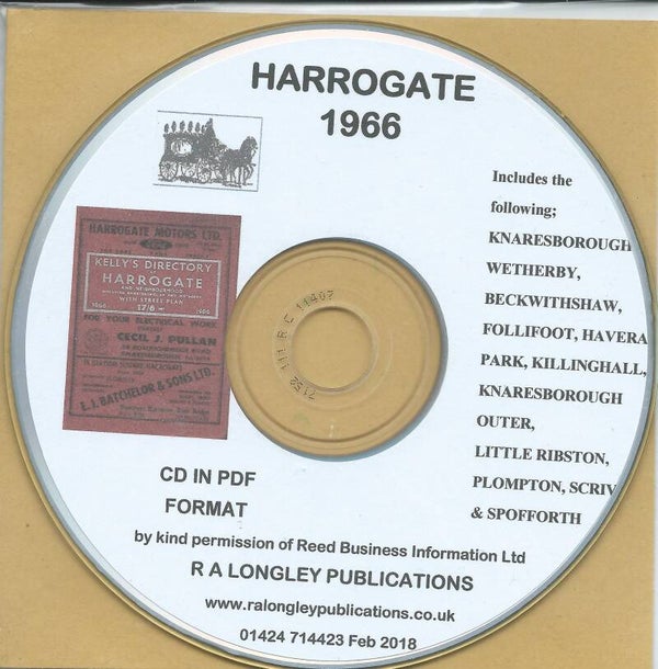 Harrogate 1966 Directory [kelly's]