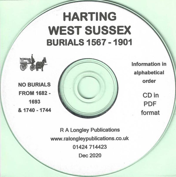 Harting Burials 1567 - 1901