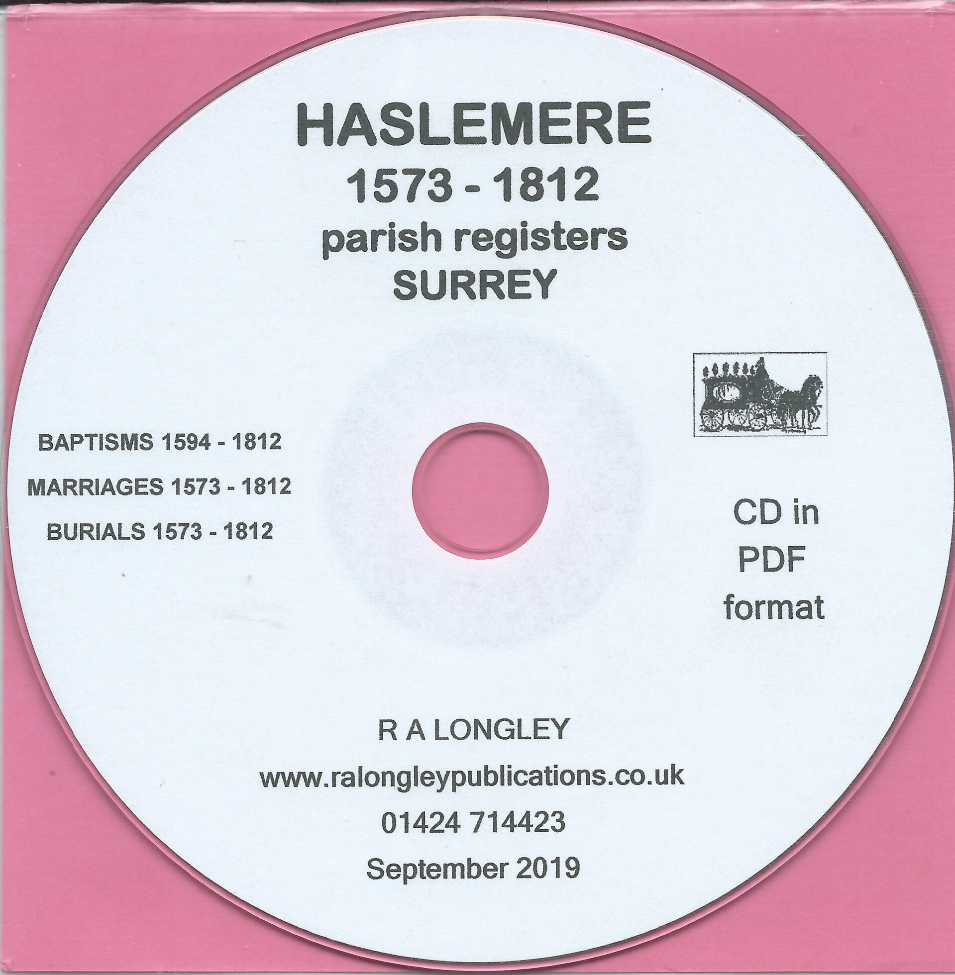 Haslemere Parish Registers 1573 to 1812